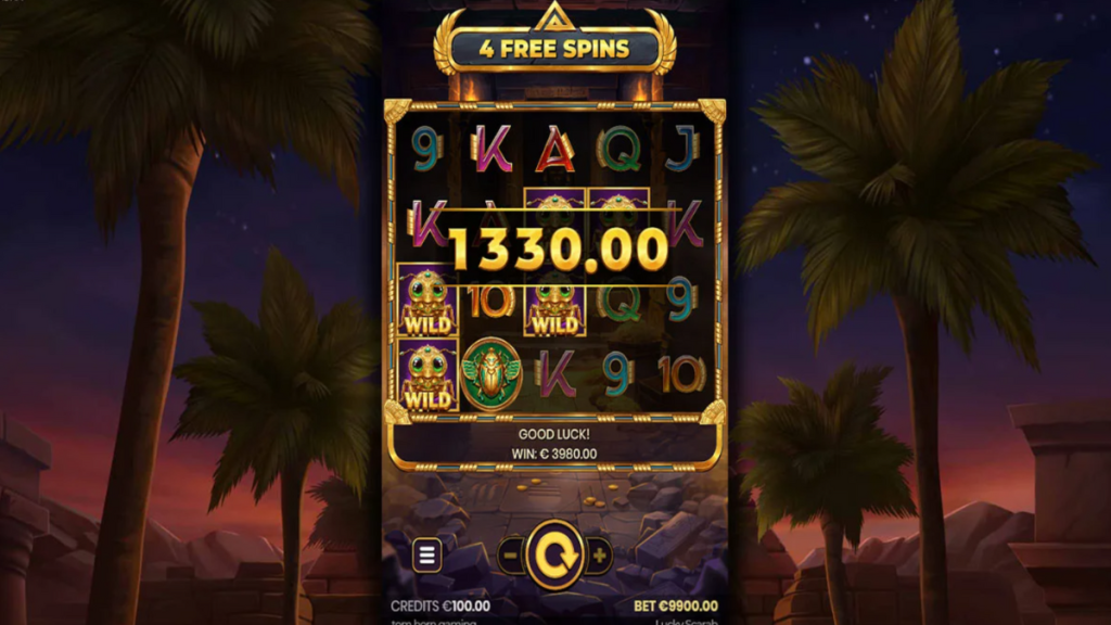 Lucky scarab bace (1)