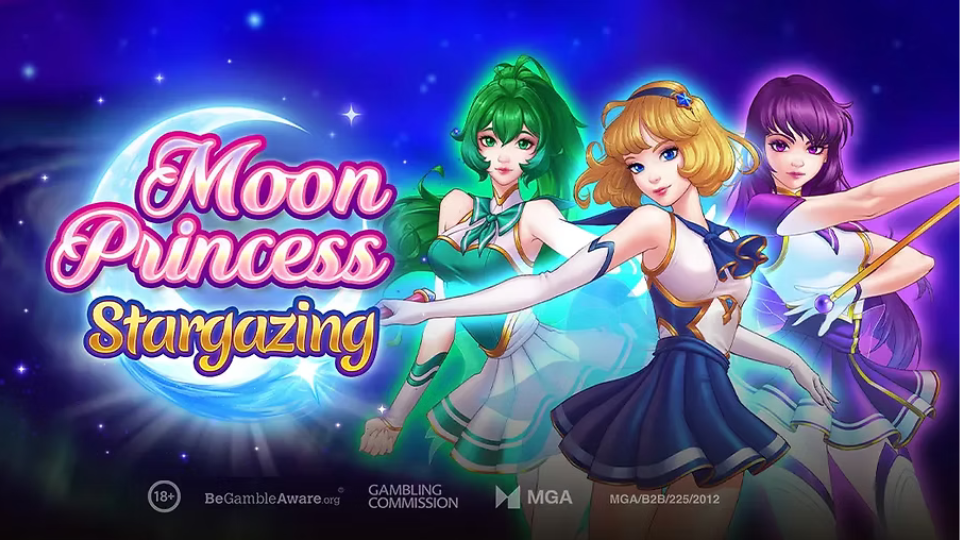 Moon princess stargazing